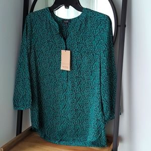 Animal print blouse